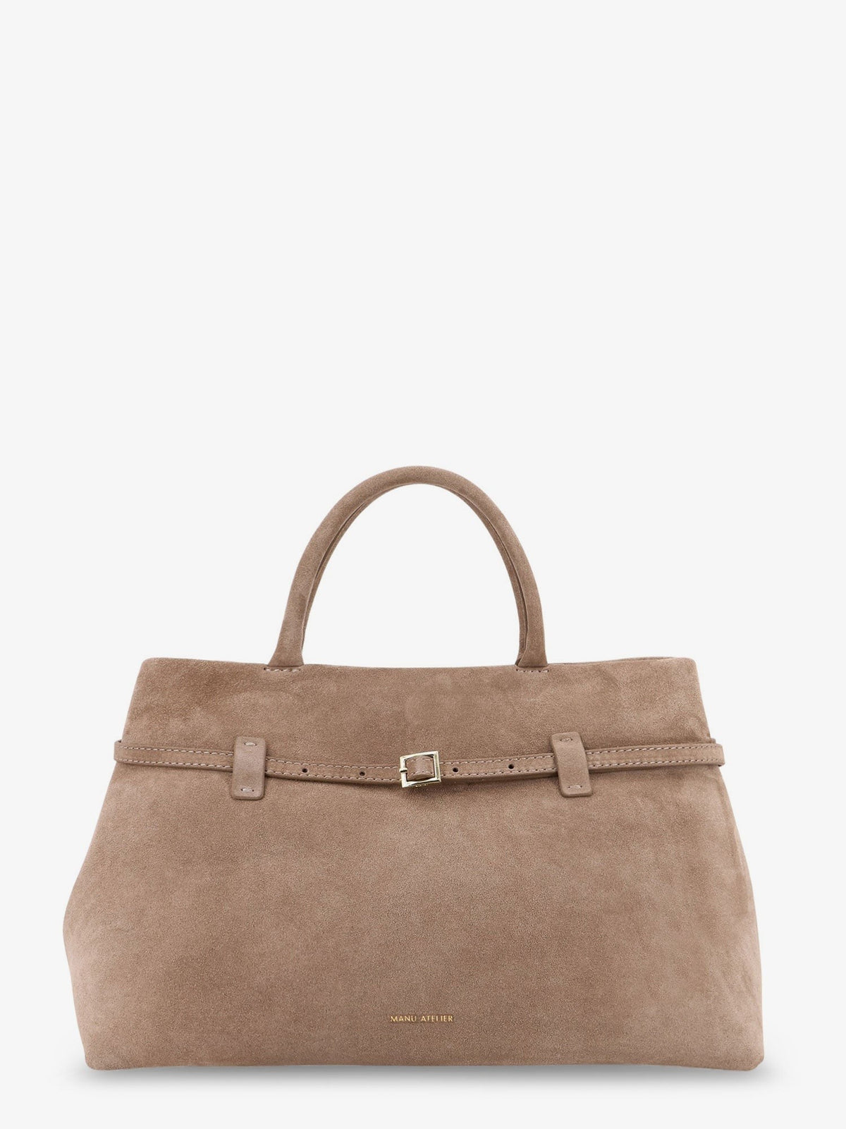 Manu Atelier Women's Le Cambon Suede Shoulder Bag Brown