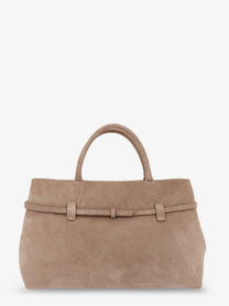 Manu Atelier Women's Le Cambon Suede Shoulder Bag Brown