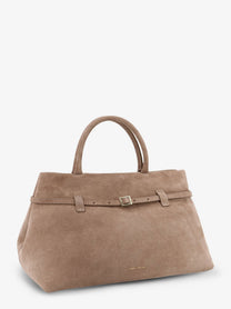 Manu Atelier Women's Le Cambon Suede Shoulder Bag Brown
