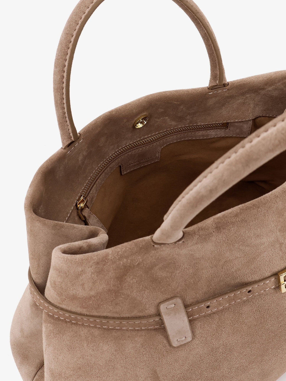 Manu Atelier Women's Le Cambon Suede Shoulder Bag Brown