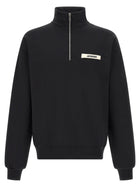 JACQUEMUS Le Camionneur Gros Grain Sweatshirt Black