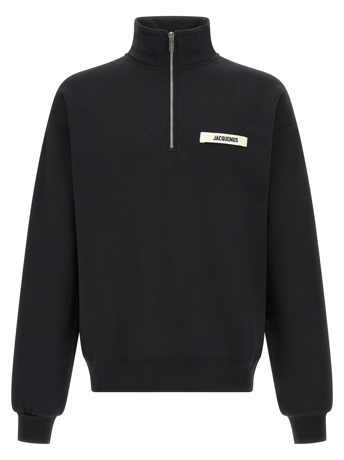 JACQUEMUS Le Camionneur Gros Grain Sweatshirt Black