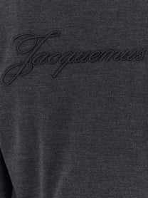 JACQUEMUS Le Cardigan Brodé Cardigan Grey