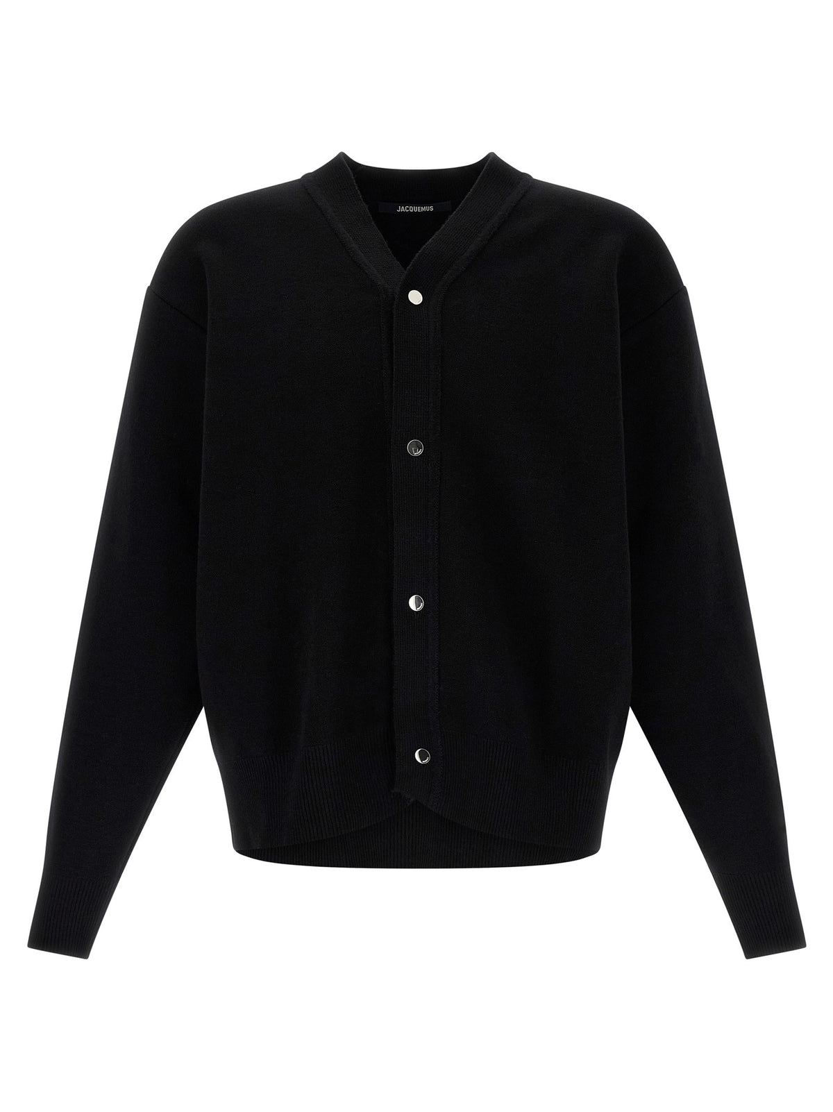 JACQUEMUS Le Cardigan Doppio Cardigan Black