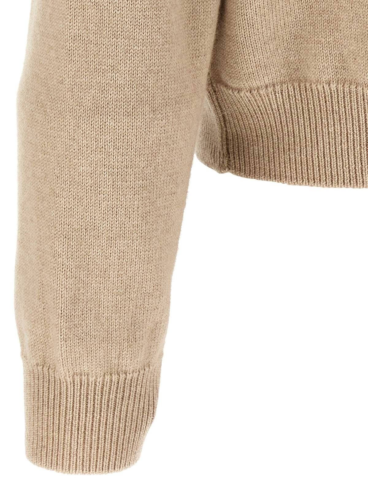 JACQUEMUS Le Cardigan Moulin Cardigan Beige