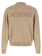 JACQUEMUS Le Cardigan Moulin Cardigan Beige, view 2