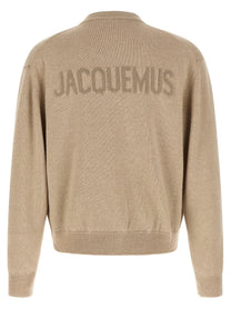 JACQUEMUS Le Cardigan Moulin Cardigan Beige