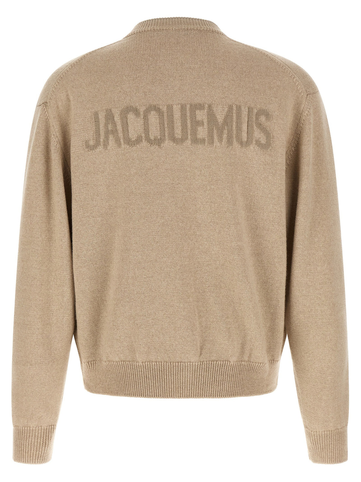 JACQUEMUS Le Cardigan Moulin Cardigan Beige, view 2