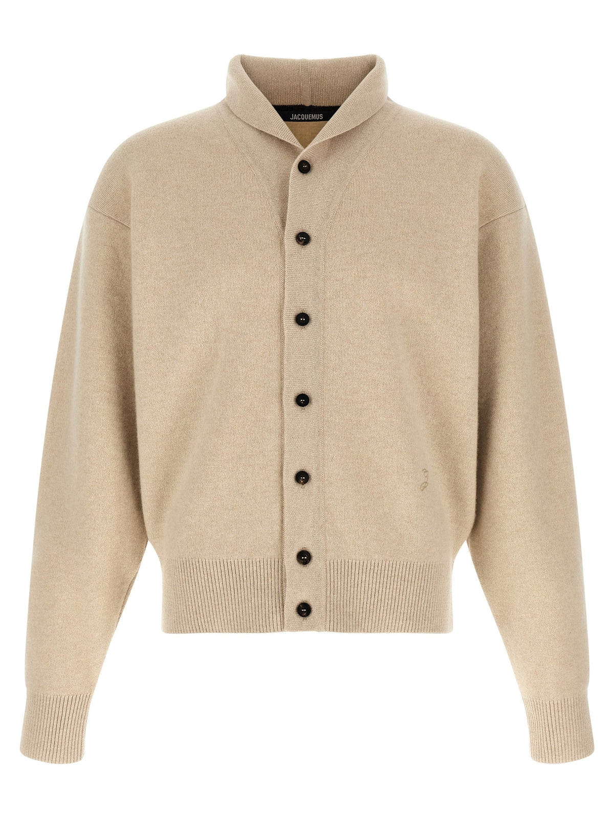 JACQUEMUS Le Cardigan Pelota Cardigan Beige