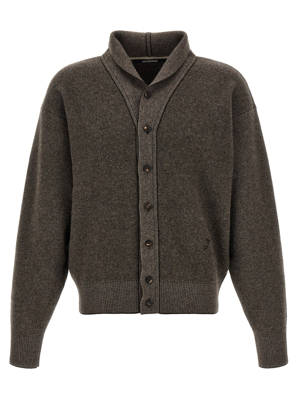 JACQUEMUS Le Cardigan Pelota Cardigan Brown