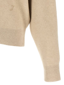 JACQUEMUS Le Cardigan Pelota Cardigan Beige