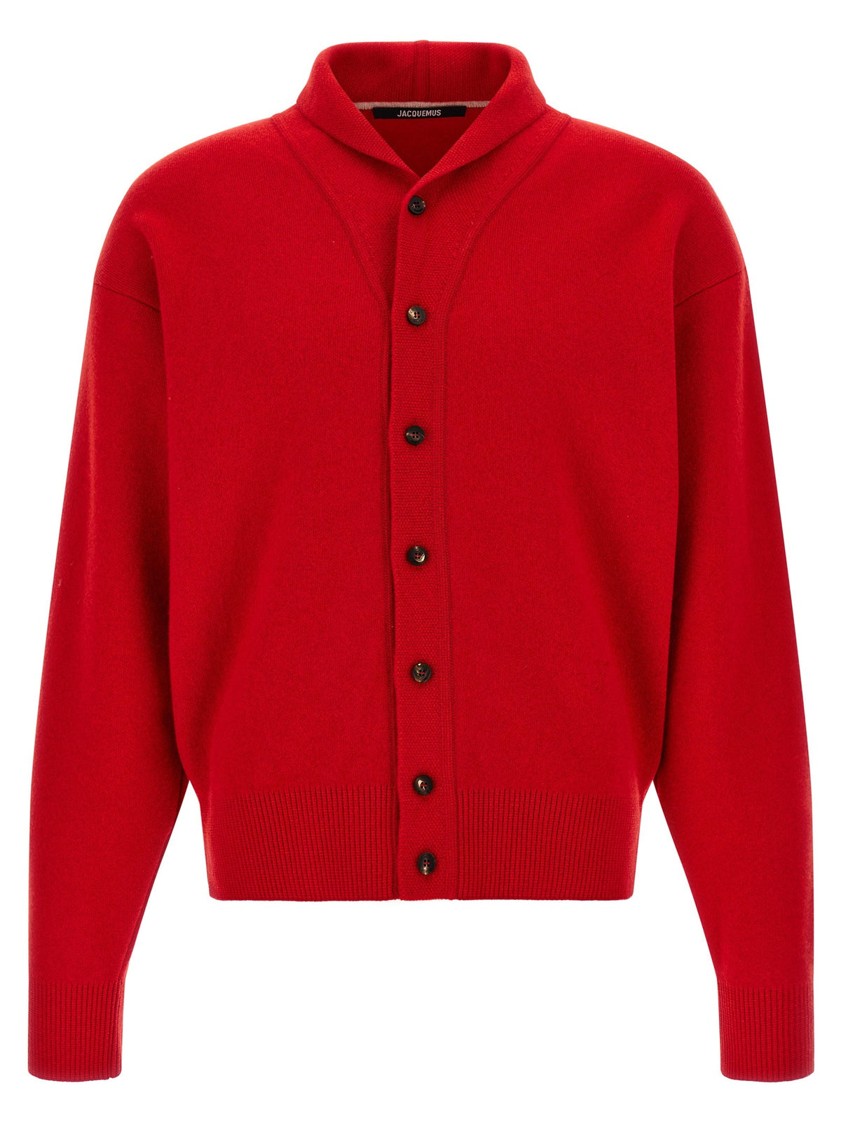 JACQUEMUS Le Cardigan Pelota Cardigan Red
