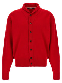 JACQUEMUS Le Cardigan Pelota Cardigan Red