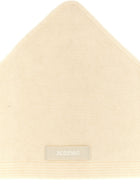 JACQUEMUS Le Chale Gros Grain Bandana White, view 3
