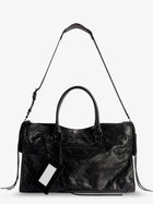 Balenciaga Men's Le City Bag Leather Handbag Black