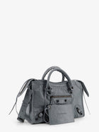 Balenciaga Women's Le City Bag Leather Crossbody Bag Grey