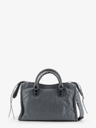 Balenciaga Women's Le City Bag Leather Crossbody Bag Grey