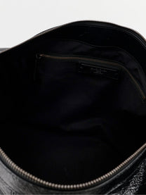 Balenciaga Men's Le City Boston Leather Handbag Black