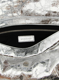 Balenciaga Le City Clutch Silver