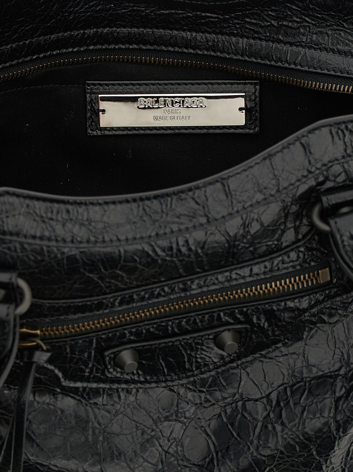 Balenciaga Le City East West Shoulder Bag Black