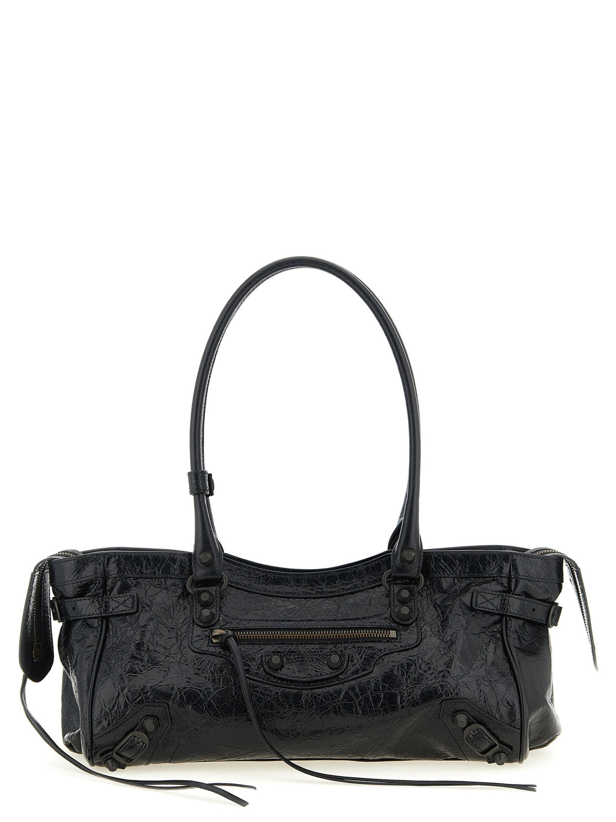 Balenciaga Le City East West Shoulder Bag Black
