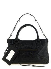 Balenciaga Le City First Crossbody Bag Black