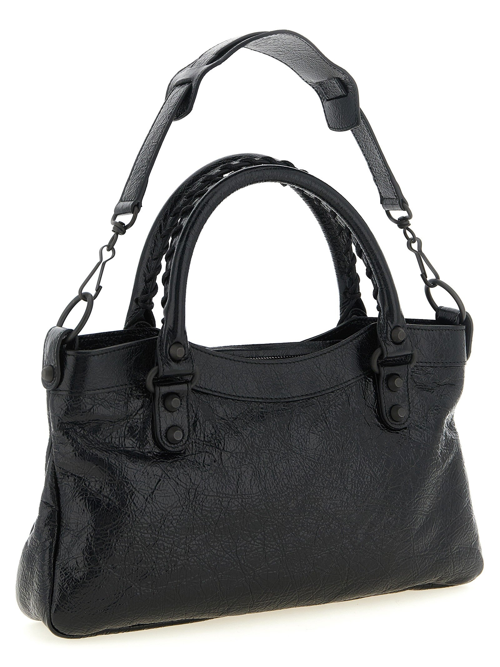 Balenciaga Le City First Crossbody Bag Black