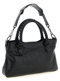 Balenciaga Le City First Crossbody Bag Black