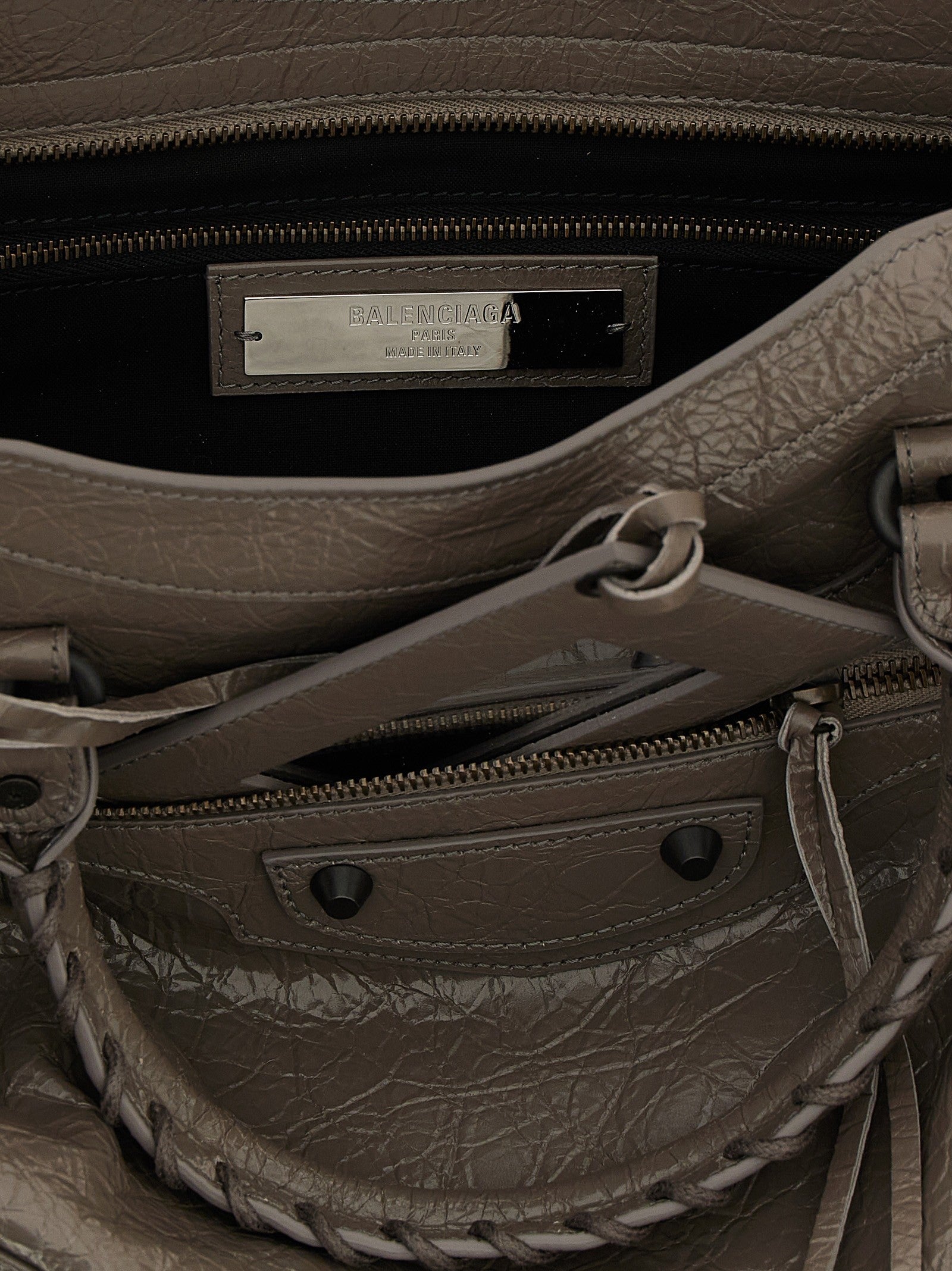 Balenciaga Le City Handbag Grey