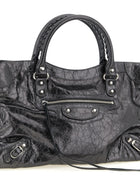 Balenciaga Le City Handbag Silver