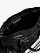 Balenciaga Women's Le City Leather Crossbody Bag Black, view 5