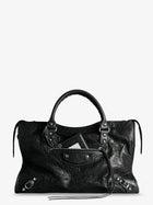 Balenciaga Women's Le City Leather Crossbody Bag Black