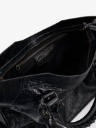 Balenciaga Women's Le City Medium Leather Handbag Black, view 4