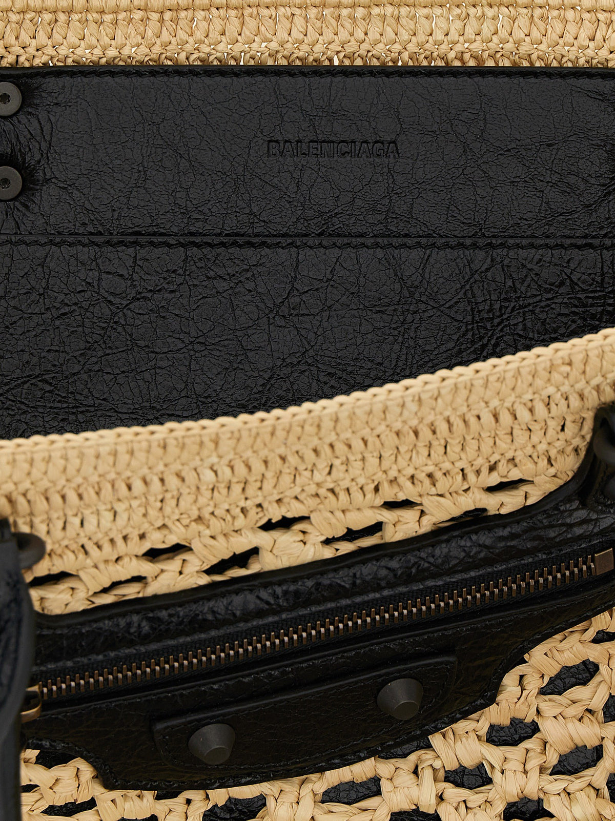 Balenciaga Le City Medium Shoulder Bag Beige