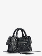 Balenciaga Women's Le City Mini Arena Leather Handbag Black