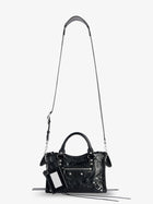 Balenciaga Women's Le City Mini Arena Leather Handbag Black