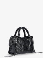 Balenciaga Women's Le City Mini Arena Leather Handbag Black