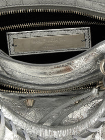 Balenciaga Le City Mini Handbag Silver