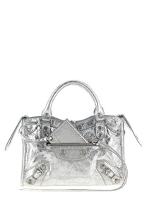Balenciaga Le City Mini Handbag Silver