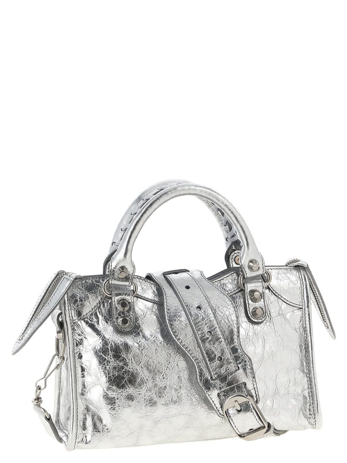 Balenciaga Le City Mini Handbag Silver