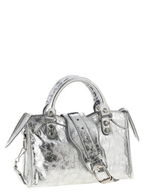 Balenciaga Le City Mini Handbag Silver