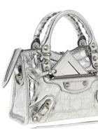 Balenciaga Le City Mini Handbag Silver