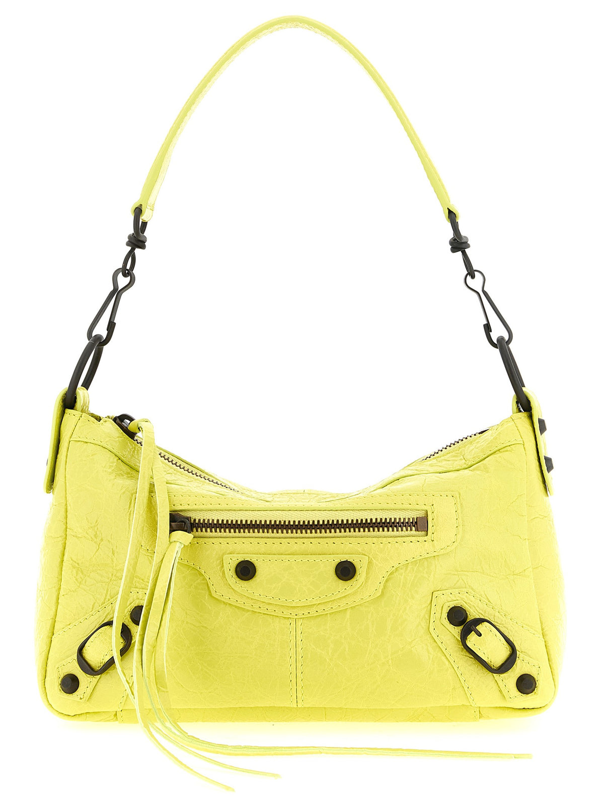 Balenciaga Le City Moto Mini Shoulder Bag Yellow