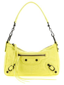 Balenciaga Le City Moto Mini Shoulder Bag Yellow