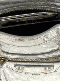Balenciaga Le City Nano Handbag Silver