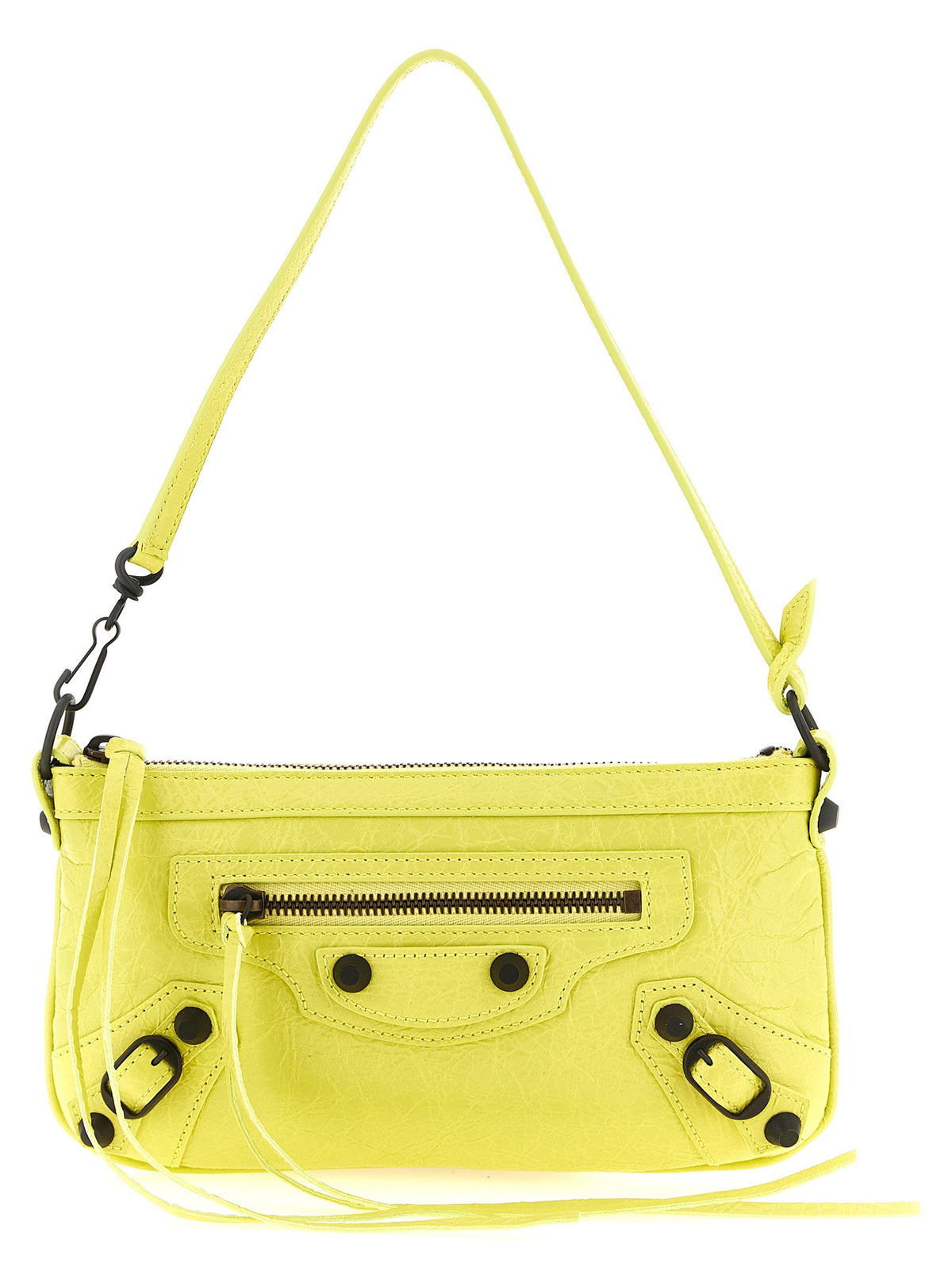 Balenciaga Le City Pouch Shoulder Bag Yellow
