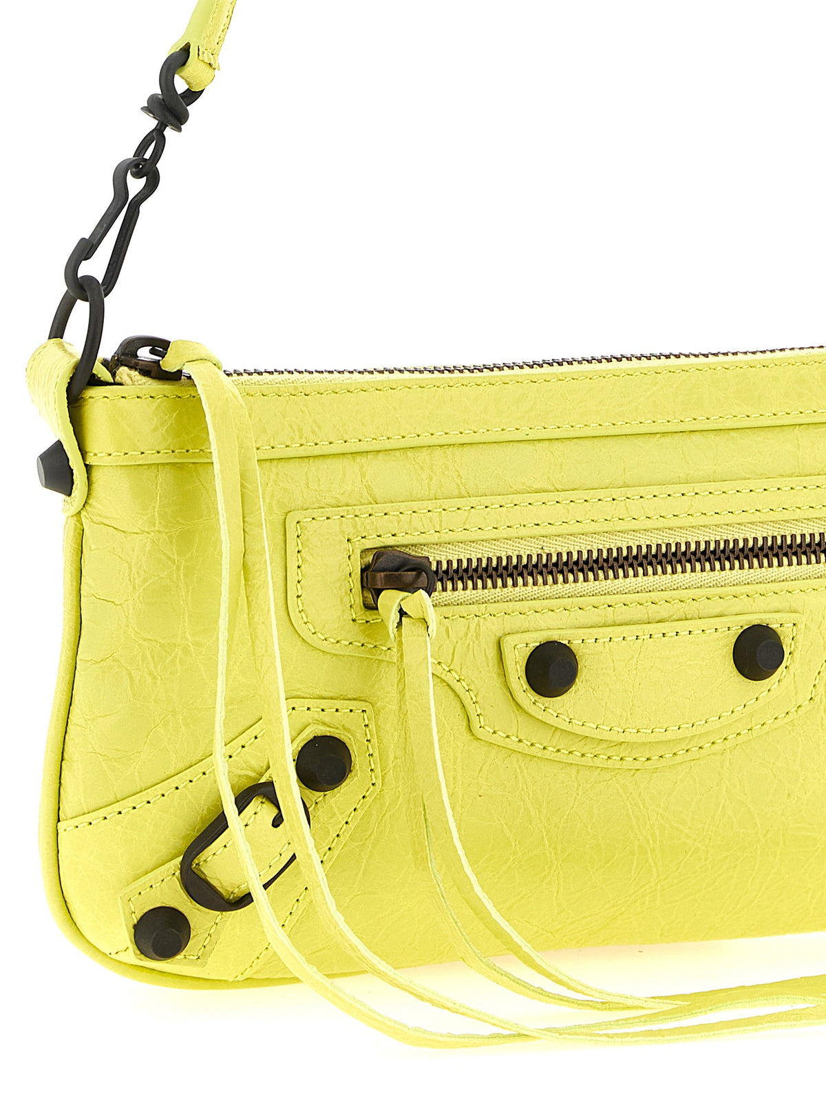 Balenciaga Le City Pouch Shoulder Bag Yellow