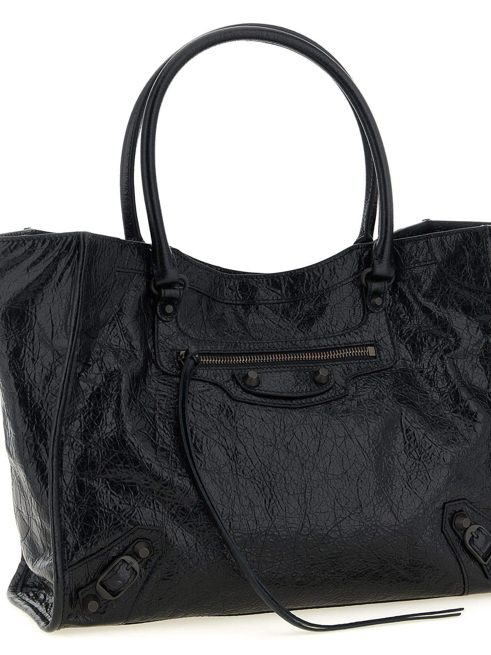 Balenciaga Le City Small Shopping Bag Black