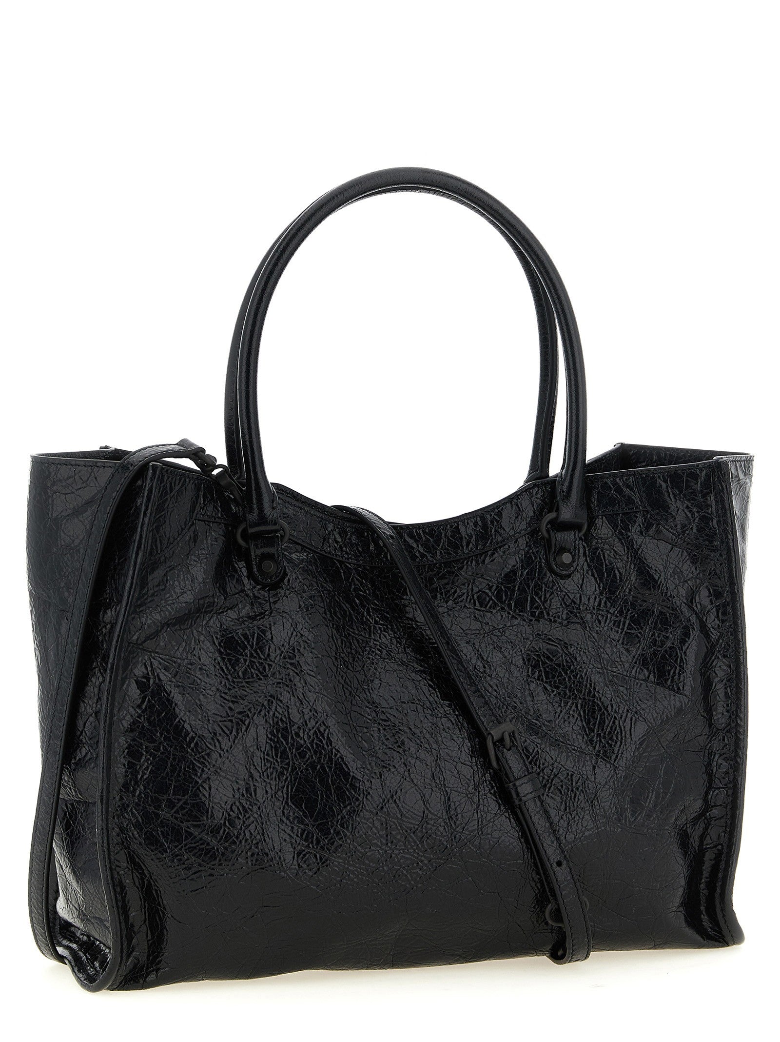 Balenciaga Le City Small Shopping Bag Black