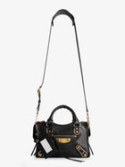 Balenciaga Women's Le City Uptown Mini Leather Handbag Black, view 5